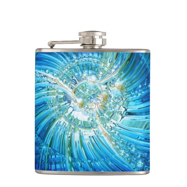 Abstract Art 114 Wrapped Flask (Front)