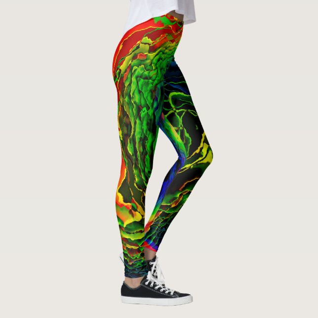 Abstract Art 115 Options Leggings (Right)