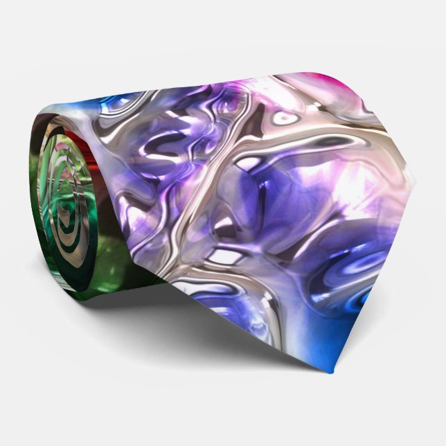 Abstract Art 132 Tie (Rolled)