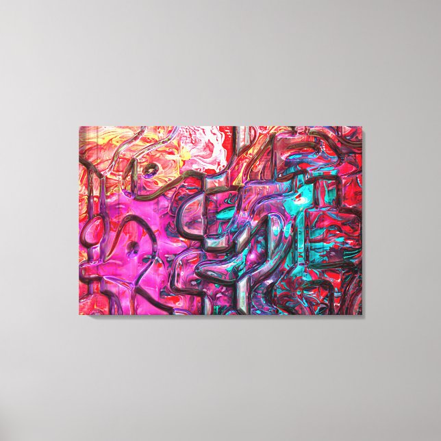 Abstract Art 140 Canvas Print (Front)