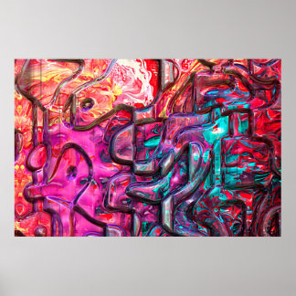 Abstract Art 140 Poster
