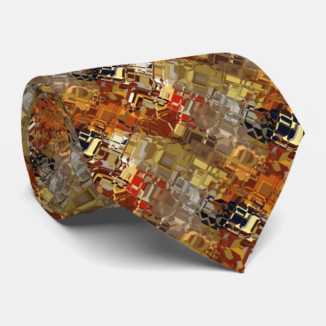 Abstract Art 145 Tie (Rolled)