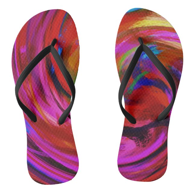 Abstract Art #14 Jandals (Footbed)