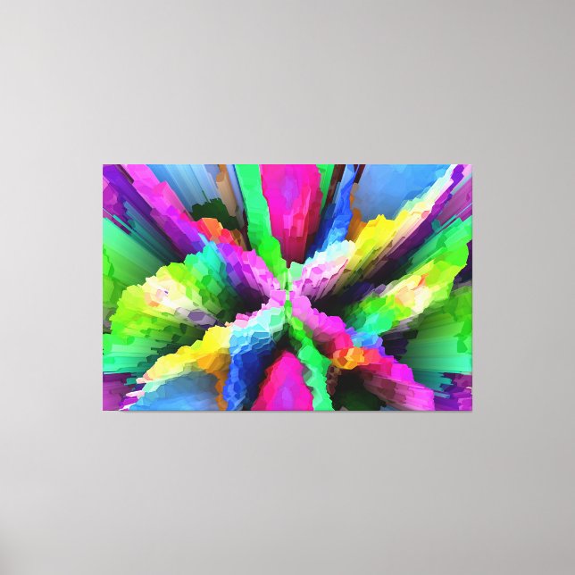 Abstract Art 150 Canvas Print (Front)
