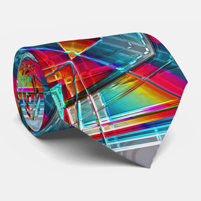 Abstract Art 152 Tie (Rolled)