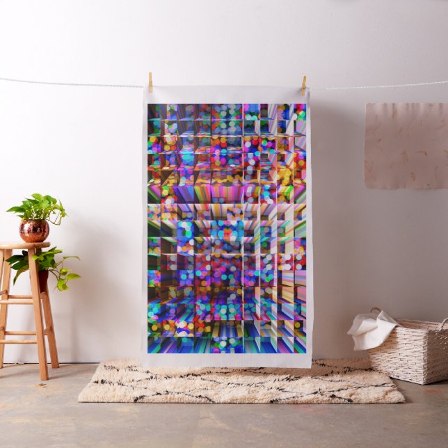 Abstract Art 153 Custom Fabric (In Situ)