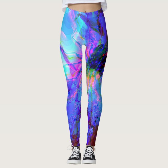 Abstract Art 159 Leggings (Front)