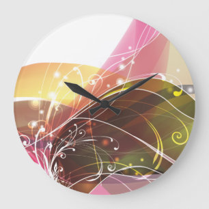 Abstract Art 15 Clock