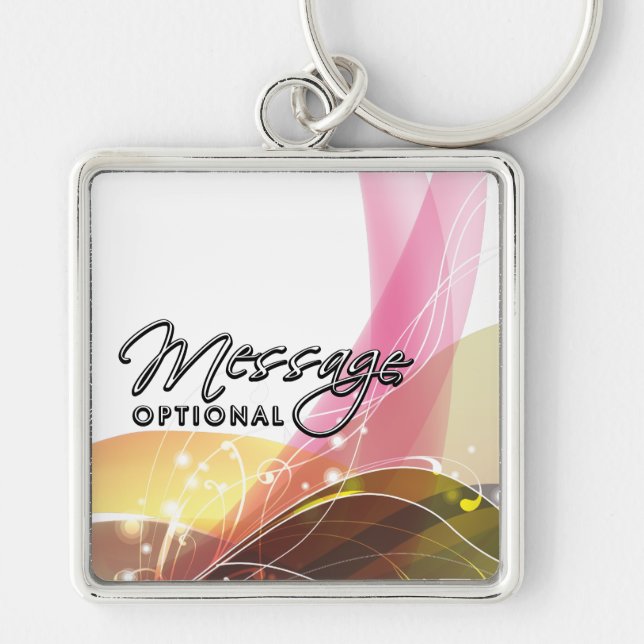 Abstract Art 15 Keychain (Front)