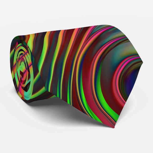 Abstract Art 160 Tie (Rolled)