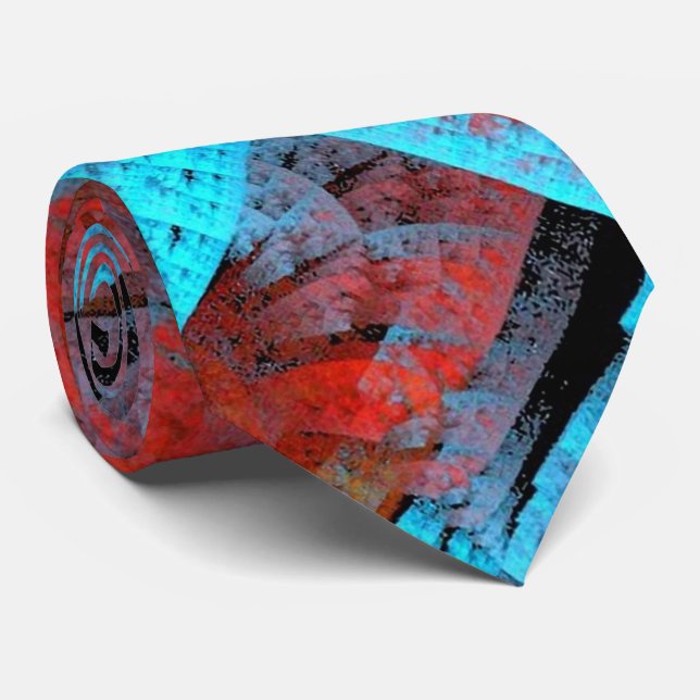 Abstract Art 169 Tie (Rolled)