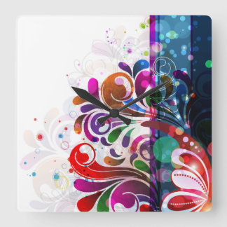 Abstract Art 16 Clock