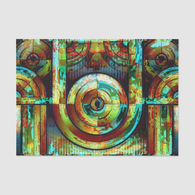 Abstract Art 173 Tissue Paper (Front)