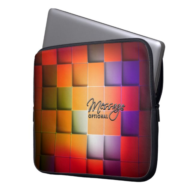 Abstract Art 17 Laptop Sleeve (Front Left)