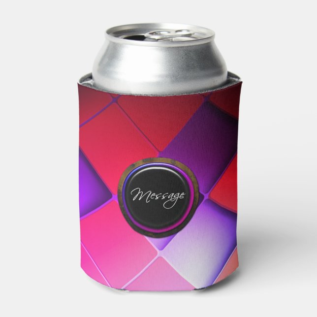 Abstract Art 17 Options Can Cooler (Can Front)