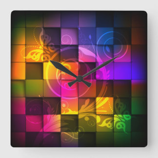 Abstract Art 20 Clock