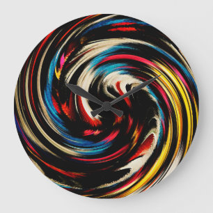 Abstract Art #24 Large Clock