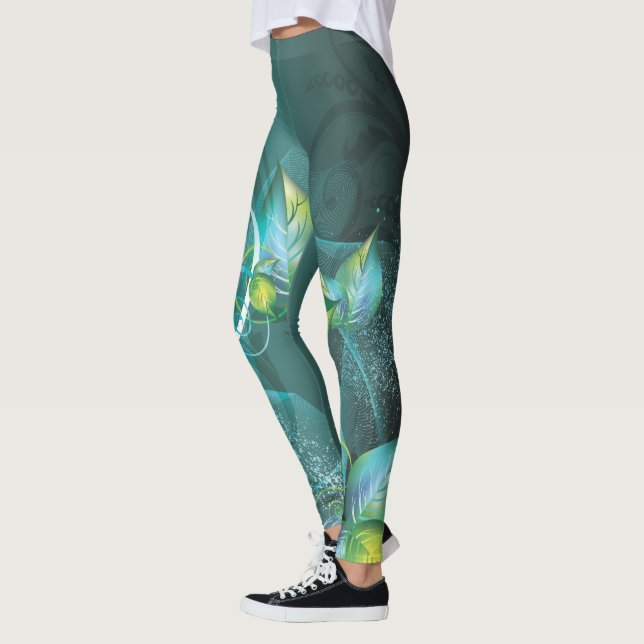 Abstract Art 24 Leggings (Left)