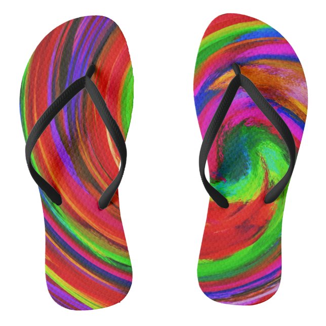 Abstract Art #25 Jandals (Footbed)
