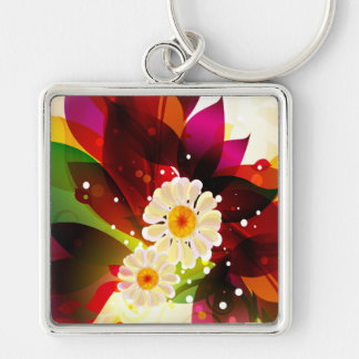 Abstract Art 25 Keychain