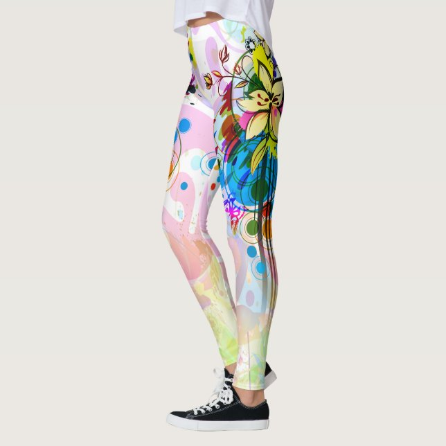 Abstract Art 26 Leggings (Left)