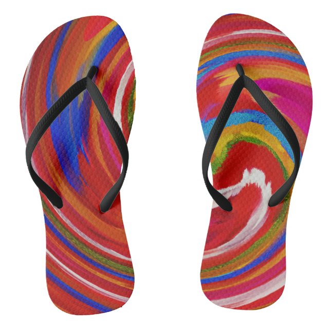 Abstract Art #29 Jandals (Footbed)