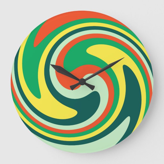 Abstract Art #2 Large Clock (Front)
