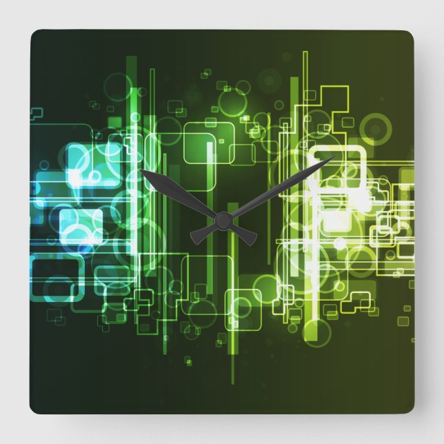 Abstract Art 32 Clock (Front)