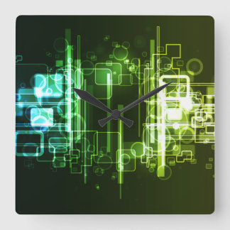 Abstract Art 32 Clock