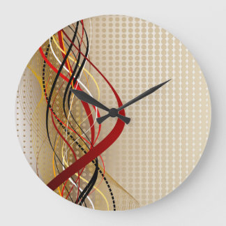 Abstract Art 33 Clock