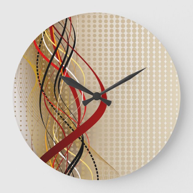Abstract Art 33 Clock (Front)