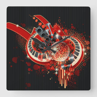 Abstract Art 34 Clock