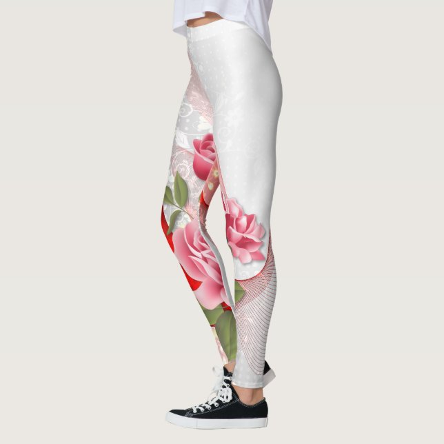 Abstract Art 37 Image Options Leggings (Left)