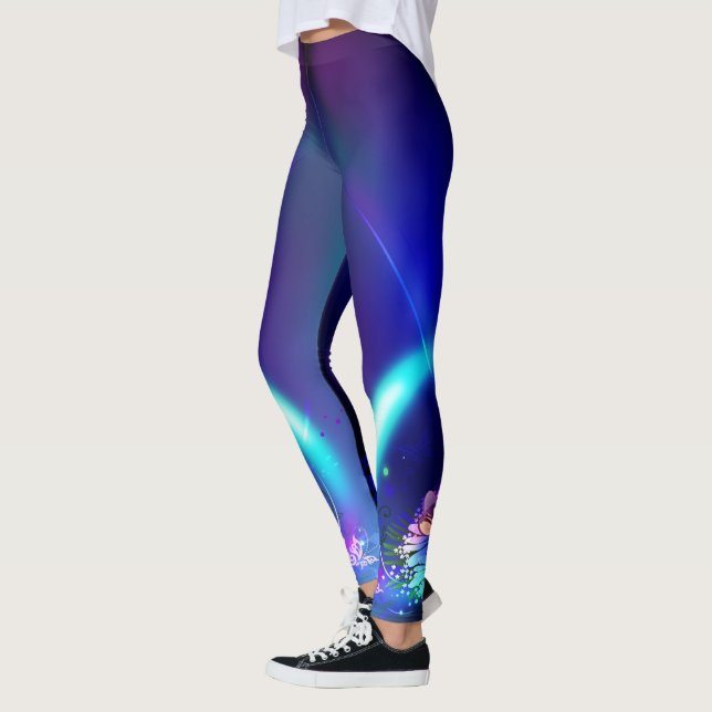 Abstract Art 38 Leggings (Left)