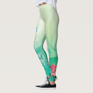 Abstract Art 39A-B Image Options Leggings
