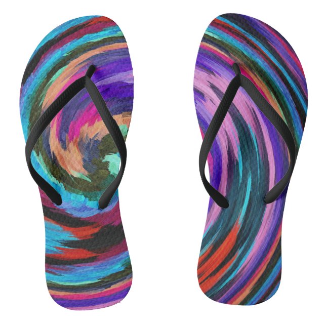 Abstract Art #40 Jandals (Footbed)