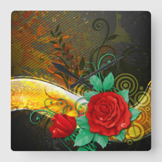 Abstract Art 41 Clock