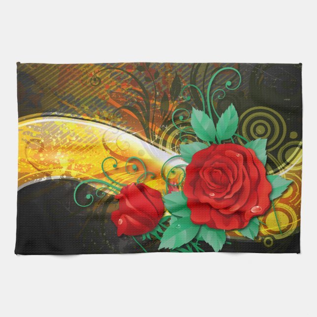 Abstract Art 41 Kitchen Towel (Horizontal)