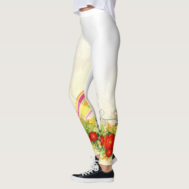 Abstract Art 42 Leggings (Left)