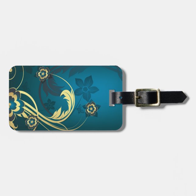 Abstract Art 43 Luggage Tags Options (Front Horizontal)