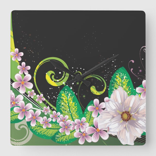 Abstract Art 45 Clock (Front)