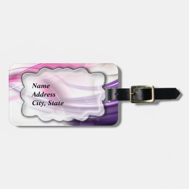 Abstract Art 48 Luggage Tag Options (Front Horizontal)