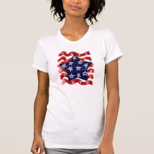 Abstract Art 4th of July Art to Wear T-Shirt