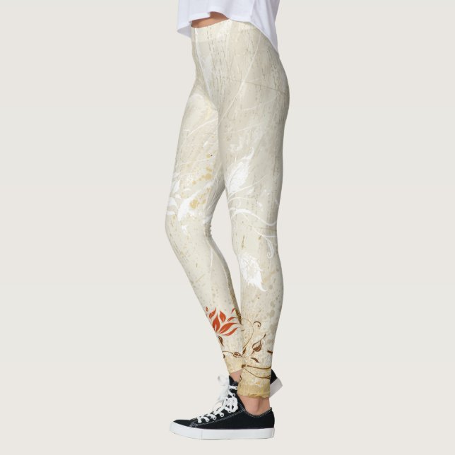 Abstract Art 50 Options Leggings (Left)