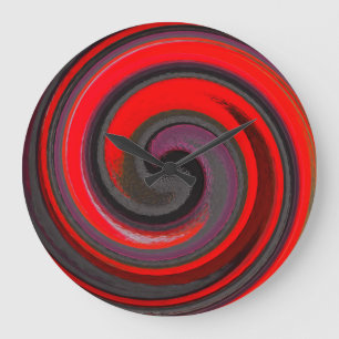 Abstract Art #5 Large Clock
