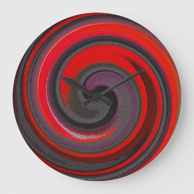 Abstract Art #5 Large Clock (Front)