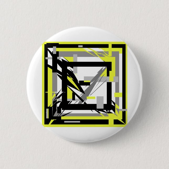 Abstract Art 6 Cm Round Badge (Front)
