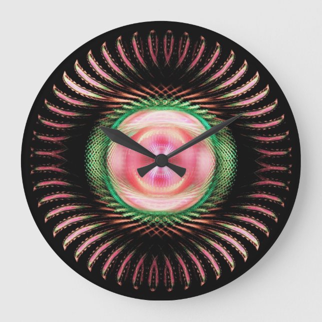 Abstract Art 74 Wall Clocks & Numeral Options (Front)