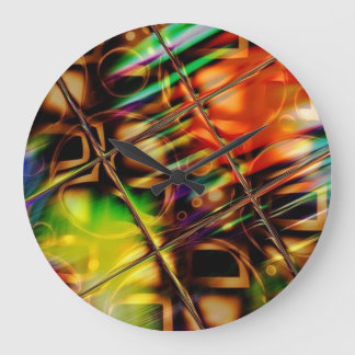 Abstract Art 82 Wall Clocks & Numeral Options