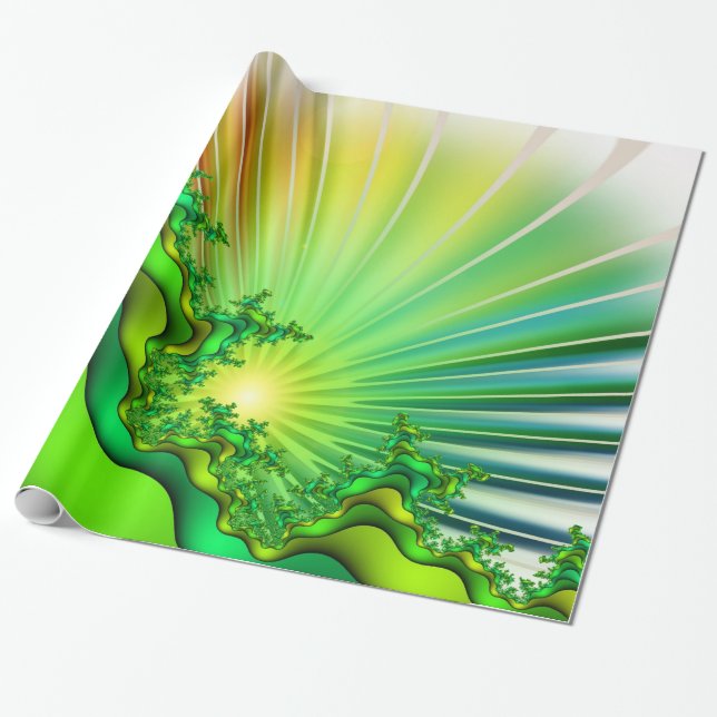 Abstract Art 84 Wrapping Paper (Unrolled)